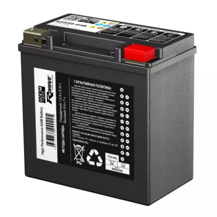 RDrive 12V 12,6Ah (YTX14HL OEM) AGM о.п RDrive 12V 12,6Ah (YTX14HL OEM) AGM о.п