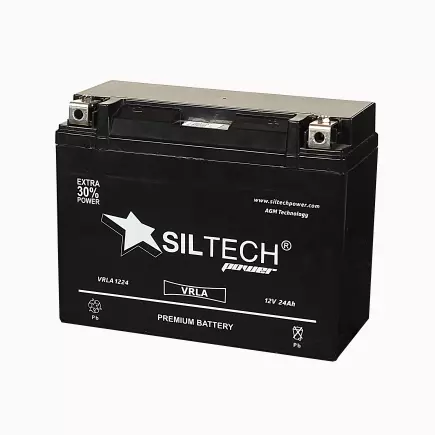 SILTECH VRLA1224 12V24Аh (YTX24HL-BS) (о.п.) SILTECH VRLA1224 12V24Аh (YTX24HL-BS) (о.п.)